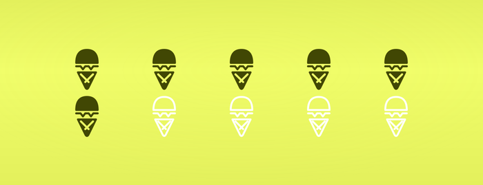 Illustration du modèle de carte Glace